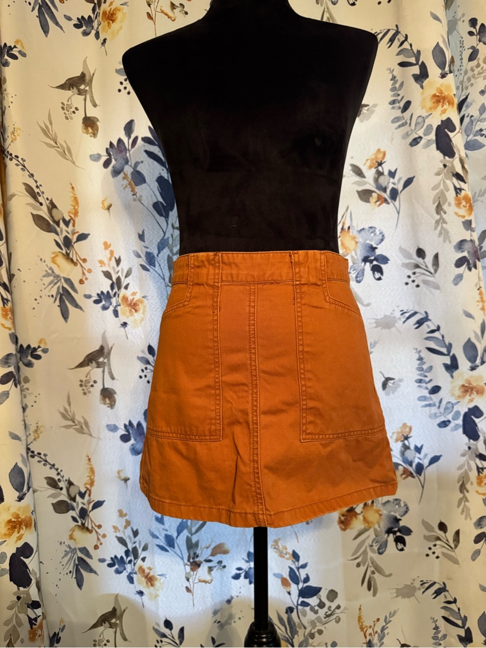 Rust Light Brown Mini Skirt Forever 21 Size Small B 1
